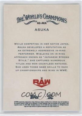 2025 Topps Chrome WWE Allen & Ginter Blue Refractor AGAKA Asuka