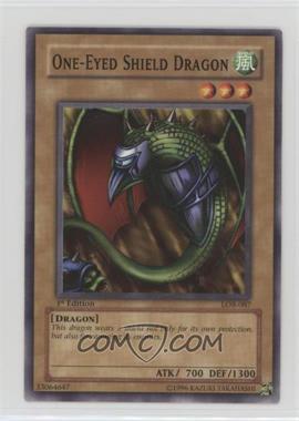 2002 Yu-Gi-Oh! Legend of Blue Eyes White Dragon - [Base] - 1st Edition #LOB-087 - One-Eyed Shield Dragon