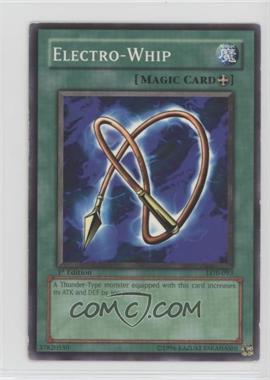2002 Yu-Gi-Oh! Legend of Blue Eyes White Dragon - [Base] - 1st Edition #LOB-093 - Electro-Whip