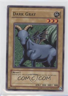 2002 Yu-Gi-Oh! Legend of Blue Eyes White Dragon - [Base] #LOB-011 - Dark Gray