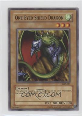 2002 Yu-Gi-Oh! Legend of Blue Eyes White Dragon - [Base] #LOB-087 - One-Eyed Shield Dragon