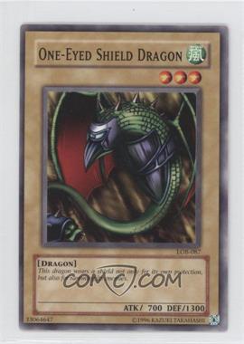 2002 Yu-Gi-Oh! Legend of Blue Eyes White Dragon - [Base] #LOB-087 - One-Eyed Shield Dragon
