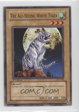 2002 Yu-Gi-Oh! Pharaoh's Servant - [Base] - 1st Edition #PSV-093 - The All-Seeing White Tiger [Noted]