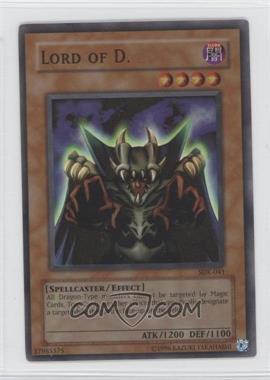 2002 Yu-Gi-Oh! Starter Deck Kaiba - [Base] - Unlimited #SDK-041 - Lord of D. [Noted]