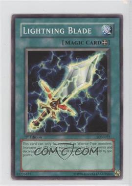 2003 Yu-Gi-Oh! - Labyrinth of Nightmare - [Base] - 1st Edition #LON-022 - Lightning Blade [Noted]