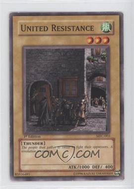 2003 Yu-Gi-Oh! - Magician's Force - [Base] - 1st Edition #MFC-003 - United Resistance [Noted]