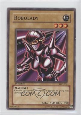 2003 Yu-Gi-Oh! Legacy of Darkness - [Base] - 1st Edition #LOD-054 - Robolady [Noted]