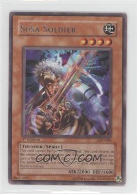 2003 Yu-Gi-Oh! Legacy of Darkness - [Base] - 1st Edition #LOD-066 - Susa Soldier [Noted]