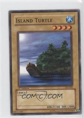 2003 Yu-Gi-Oh! Starter Deck Joey - [Base] - 1st Edition #SDJ-005 - Island Turtle