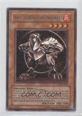 2004 Yu-Gi-Oh! - Soul of the Duelist - [Base] - Unlimited #SOD-EN006 - R - Horus the Black Flame Dragon LV4