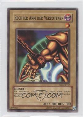 2004 Yu-Gi-Oh! Dark Beginning 1 - Booster Pack [Base] - German #DB1-DE137 - Right Arm of the Forbidden One