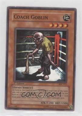 2004 Yu-Gi-Oh! Invasion of Chaos - [Base] - 1st Edition #IOC-015 - Coach Goblin [EX to NM]