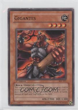 2004 Yu-Gi-Oh! Invasion of Chaos - [Base] - 1st Edition #IOC-021 - Gigantes [Noted]