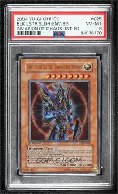 2004 Yu-Gi-Oh! Invasion of Chaos - [Base] - 1st Edition #IOC-025 - Black Luster Soldier - Envoy of the Beginning [PSA 8 NM‑MT]