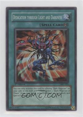 2004 Yu-Gi-Oh! Invasion of Chaos - [Base] - 1st Edition #IOC-095 - Dedication through Light and Darkness [EX to NM]