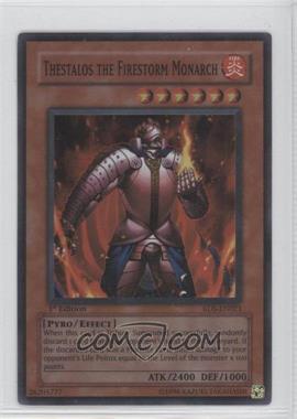 2004 Yu-Gi-Oh! Rise of Destiny - Booster Pack [Base] - 1st Edition #RDS-EN021.1 - Thestalos the Firestorm Monarch (Super Rare)