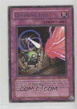 2004 Yu-Gi-Oh! Rise of Destiny - Booster Pack [Base] - 1st Edition #RDS-EN060.1 - Covering Fire (Rare) [EX to NM]