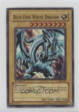 2004 Yu-Gi-Oh! Starter Deck Kaiba Evolution - [Base] - 1st Edition #SKE-001 - SR - Blue-Eyes White Dragon