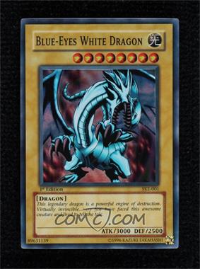 2004 Yu-Gi-Oh! Starter Deck Kaiba Evolution - [Base] - 1st Edition #SKE-001 - SR - Blue-Eyes White Dragon