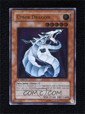2005 Yu-Gi-Oh! - Cybernetic Revolution - [Base] - 1st Edition #CRV-EN015.1 - UL - Cyber Dragon