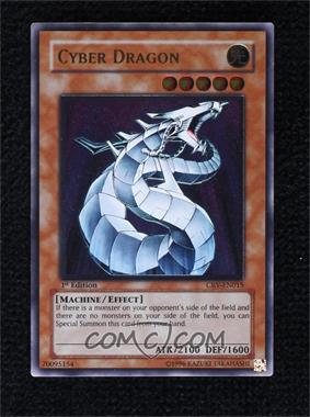 2005 Yu-Gi-Oh! - Cybernetic Revolution - [Base] - 1st Edition #CRV-EN015.1 - UL - Cyber Dragon