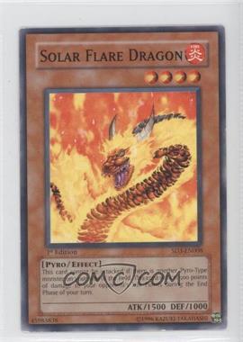 2005 Yu-Gi-Oh! Blaze of Destruction - Structure Deck [Base] - 1st Edition #SD3-EN008 - Solar Flare Dragon