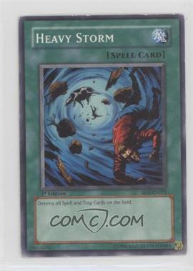 2005 Yu-Gi-Oh! Blaze of Destruction - Structure Deck [Base] - 1st Edition #SD3-EN021 - Heavy Storm [Good to VG‑EX]