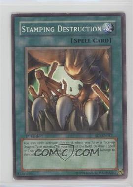 2005 Yu-Gi-Oh! Dragon's Roar - Structure Deck [Base] - 1st Edition #SD1-EN017 - Stamping Destruction [Noted]