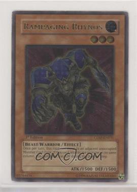 2006 Yu-Gi-Oh! - Cyberdark Impact - [Base] - 1st Edition #CDIP-EN031.1 - UL - Rampaging Rhynos