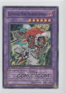 2006 Yu-Gi-Oh! - Enemy of Justice - [Base] - 1st Edition #EOJ-EN036 - Elemental HERO Necroid Shaman