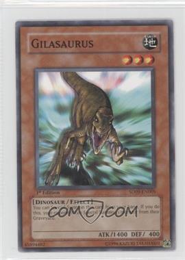 2006 Yu-Gi-Oh! Dinosaur's Rage - Structure Deck [Base] - 1st Edition #SD09-EN005 - Gilasaurus [Noted]