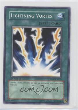 2007 Yu-Gi-Oh! - Rise of the Dragon Lords - [Base] - 1st Edition #SDRL-EN029 - Lightning Vortex [EX to NM]