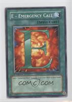 E - Emergency Call