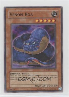 2007 Yu-Gi-Oh! Tactical Evolution - Booster Pack [Base] - 1st Edition #TAEV-EN016 - Venom Boa [EX to NM]