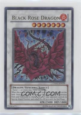 2008 Yu-Gi-Oh! Crossroads of Chaos - Booster Pack [Base] - Unlimited #CSOC-EN039.1 - Black Rose Dragon