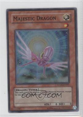 2009 Yu-Gi-Oh! - Stardust Overdrive - [Base] - Unlimited #SOVR-EN001 - SR - Majestic Dragon