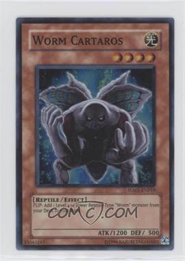 2009 Yu-Gi-Oh! Hidden Arsenal 1 - Booster Pack [Base] - Limited Edition #HA01-EN019 - Worm Cartaros [Good to VG‑EX]