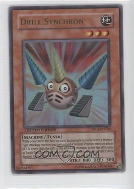 2010 Yu-Gi-Oh! Duelist Pack - Collection Tins Limited Edition Promos #DPCT-ENY04 - Drill Synchron (Yellow Tin/Ultra Rare)