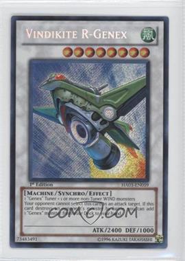 2010 Yu-Gi-Oh! Hidden Arsenal 3 - Booster Pack [Base] - 1st Edition #HA03-EN059 - Vindikite R-Genex