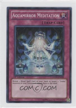 2011 Yu-Gi-Oh! - Hidden Arsenal 5: Steelswarm Invasion - [Base] - 1st Edition #HA05-EN058 - SR - Aquamirror Meditation