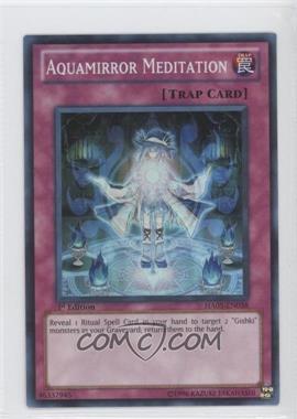 2011 Yu-Gi-Oh! - Hidden Arsenal 5: Steelswarm Invasion - [Base] - 1st Edition #HA05-EN058 - SR - Aquamirror Meditation