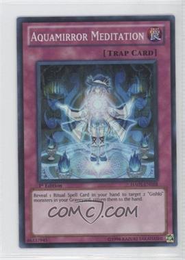 2011 Yu-Gi-Oh! - Hidden Arsenal 5: Steelswarm Invasion - [Base] - 1st Edition #HA05-EN058 - SR - Aquamirror Meditation