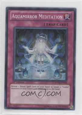 2011 Yu-Gi-Oh! - Hidden Arsenal 5: Steelswarm Invasion - [Base] - 1st Edition #HA05-EN058 - SR - Aquamirror Meditation