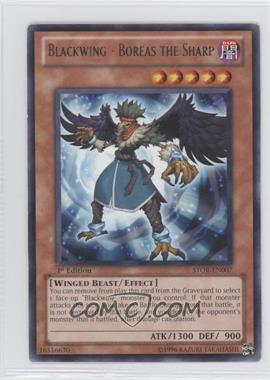 2011 Yu-Gi-Oh! Storm of Ragnarok - Booster Pack [Base] - 1st Edition #STOR-EN007 - Blackwing - Boreas the Sharp [Noted]