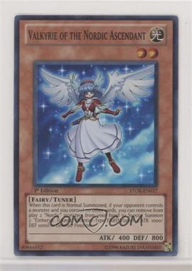 2011 Yu-Gi-Oh! Storm of Ragnarok - Booster Pack [Base] - 1st Edition #STOR-EN017 - Valkyrie of the Nordic Ascendant