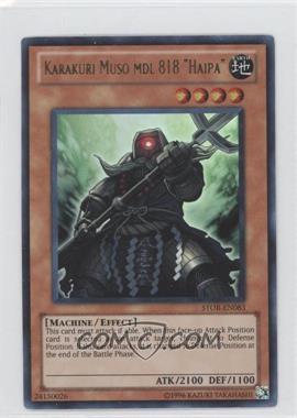 2011 Yu-Gi-Oh! Storm of Ragnarok - Booster Pack [Base] - Unlimited #STOR-EN083 - Karakuri Muso mdl 818 "Haipa"