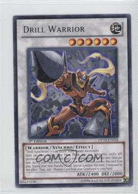 2011 Yu-Gi-Oh! Yusei Fudo 3 - Duelist Pack [Base] - 1st Edition #DP10-EN018 - Drill Warrior