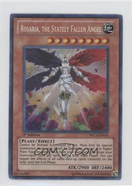 2012 Yu-Gi-Oh! - Premium Collection Tin Limited Edition Promos - 1st Edition #PRC1-EN016 - Rosaria, the Stately Fallen Angel