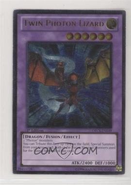 2012 Yu-Gi-Oh! Order of Chaos - Booster Pack [Base] - 1st Edition #ORCS-EN039 - Twin Photon Lizard (Ultimate Rare)