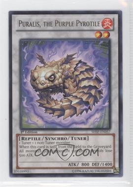 2013 Yu-Gi-Oh! Shadow Specters - [Base] - 1st Edition #SHSP-EN057 - Puralis, the Purple Pyrotile